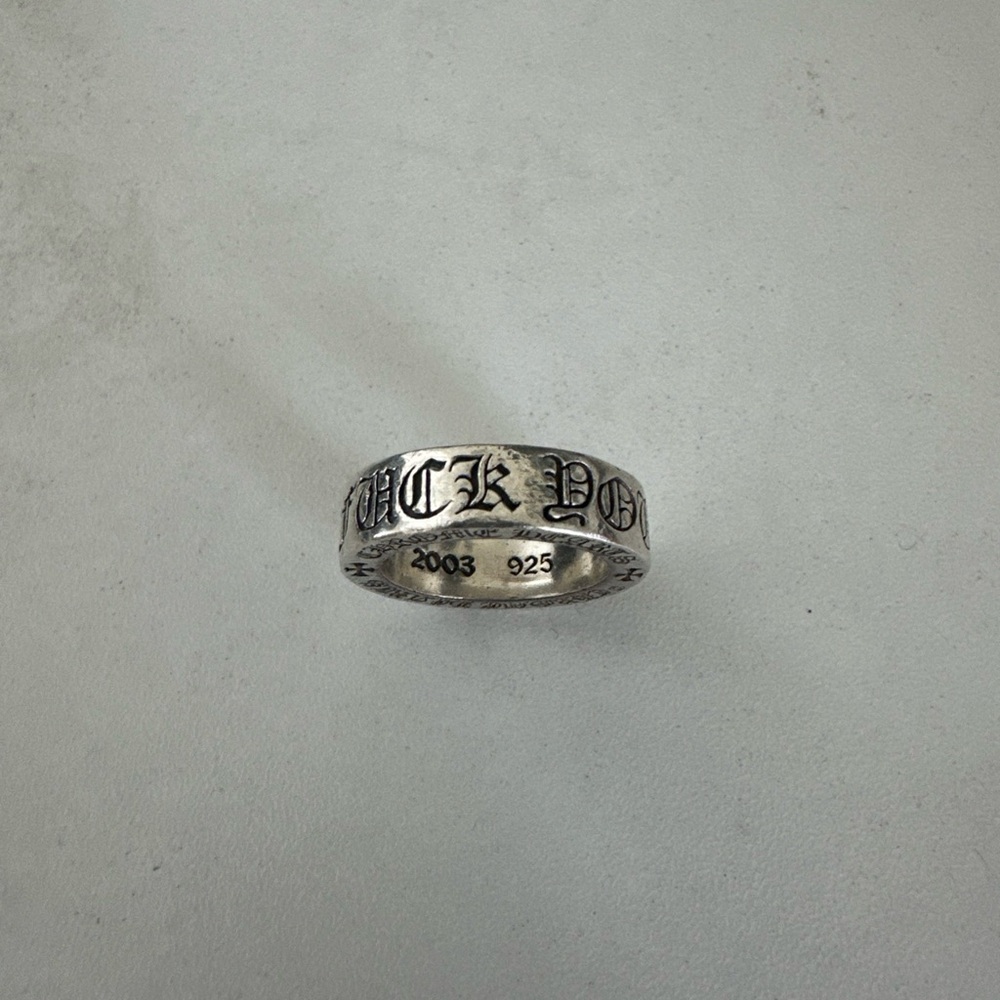 Chrome Hearts F*ck You ring